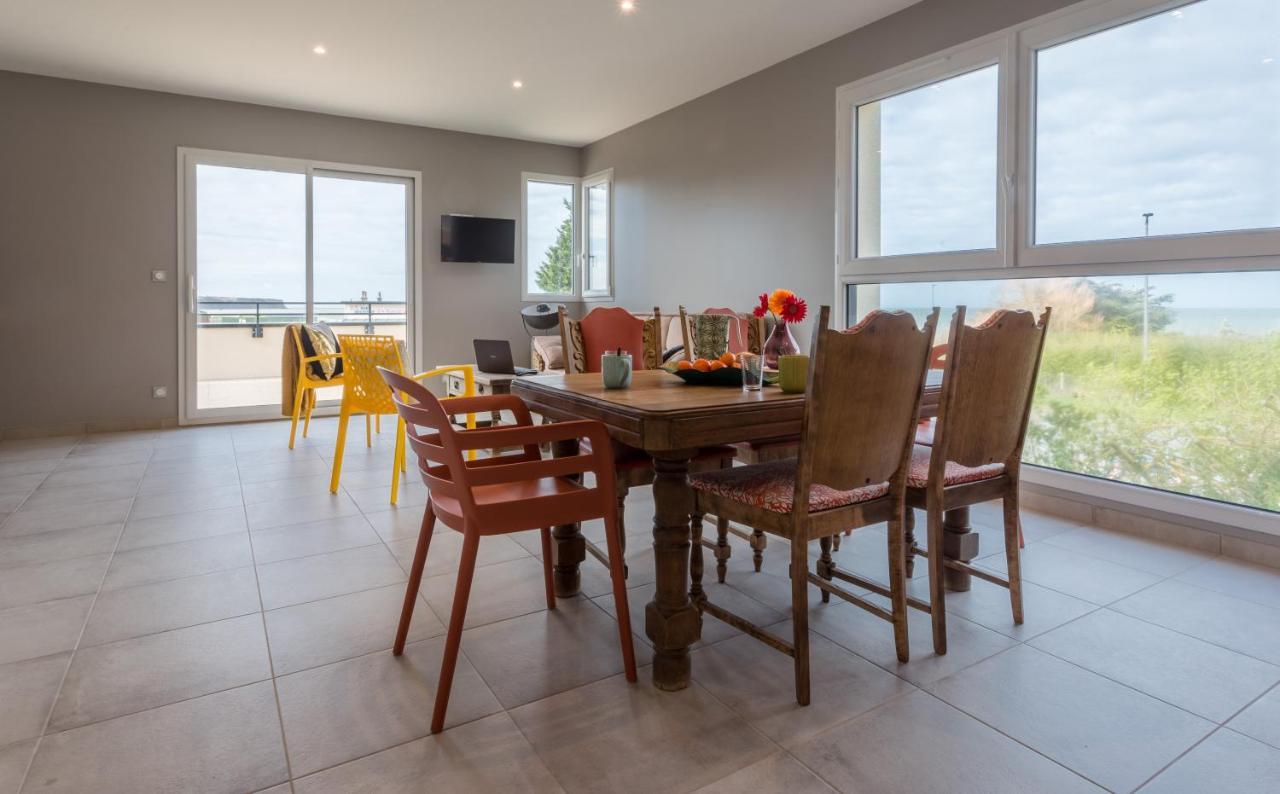 Tribord, Appt Avec Terrasse Et Vue Mer, Parking Saint-Come-de-Fresne Экстерьер фото